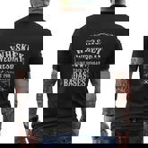 Whiskey Wednesday Mens Back Print T-shirt