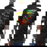 Who's Your Crawdaddy Crawfish Jester Beads Mardi Gras V2 Mens Back Print T-shirt