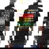 Younged Black Afro African American Black History Pride Men's T-shirt Back Print