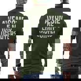 Awesome Like My Daughters Fathers Day Birthday Christmas Men's T-shirt Back Print