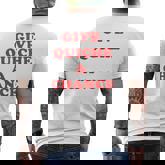 Give Quiche A Chance Quiche Men's T-shirt Back Print