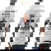 I'm Voting Convicted Felon 2024 Trump 2024 Convicted Felon Men's T-shirt Back Print