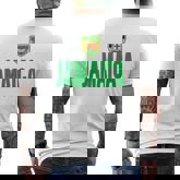 Jamaica Jamaican Flag Love Souvenir Men's T-shirt Back Print