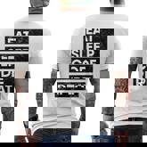 Programmer Eat Sleep Code Repeat Software Engineer Men's T-shirt Back Print