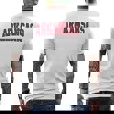 Retro Arkansas Vintage Arkansas Lovers Classic Men's T-shirt Back Print
