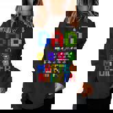 Dad Of The Master Builder Birthday Boy Girl Blocks Birthday Women Sweatshirt