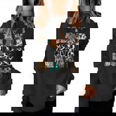 Mom And Dad Mama Birthday Boy Cow Family Matching Women Sweatshirt