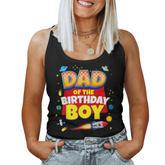 Its My Dad Birthday Boy Dad And Mom Space Astronaut Family Women Tank Top