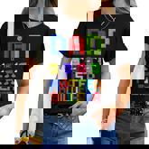 Dad Of The Master Builder Birthday Boy Girl Blocks Birthday Women T-shirt