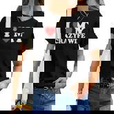 I Love My Crazy Wife I Heart My Crazy Wife Women T-shirt