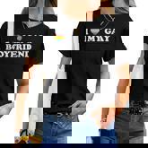 I Love My Gay Boyfriend Gay Pride Rainbow Women T-shirt