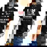 I Love My Hot Autistic Girlfriend I Heart My Autistic Gf Women T-shirt