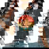 Chicken Retro Vintage Chicken Women's Oversized Comfort T-Shirt