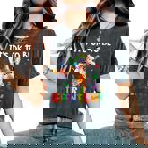 It's Ok To Be Different Puzzle Giraffe Autism Awareness Women's Oversized Comfort T-Shirt