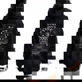 21St Birthday Retro Limited Edition Man Woman Vintage 2003 Women Oversized Hoodie Back Print