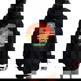 Chicken Retro Vintage Chicken Women Oversized Hoodie Back Print