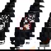 Japanese Anime Girl Manga Otaku Cherry Blossom Women Oversized Hoodie Back Print