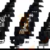 July 55Th Birthday 1969 Awesome Teddy Bear Women Oversized Hoodie Back Print