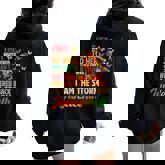 Junenth I Am The Storm Black Freedom 1865 Women Oversized Hoodie Back Print