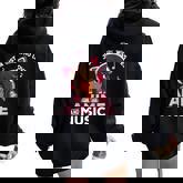 Just A Girl Who Loves Anime And Music Black Girl Anime Merch Women Oversized Hoodie Back Print