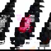 Kawaii Cat Boba Japanese Cute Aesthetic Anime Girls Ns Women Oversized Hoodie Back Print