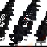 Im Not 50 I Am 49 Plus 1 Middle Finger Women Oversized Hoodie Back Print