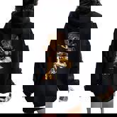 Steampunk Mr Giraffe Women Oversized Hoodie Back Print