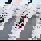 Cluck Around And Find Out Chicken Rooster Girls Women Oversized Hoodie Back Print