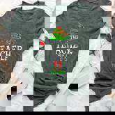 Teacher Elf Matching Family Group Christmas Party Pajama Bella Canvas T-shirt