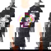 Alpha Male Unicorn Rainbow Ironic Embarrassing Weird Silly Mineral Wash Tshirts