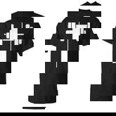 Dumbbell Barbell Cross Christian Gym Workout Lifting T-Shirt