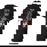 Ghos-Tea Spooky Boba Emo Goth Alt Red T-Shirt