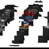 Here For The Hot Dogs And Freedom 4Th July Eagle T-Shirt