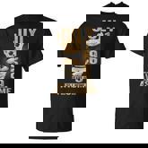 July 55Th Birthday 1969 Awesome Teddy Bear T-Shirt