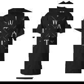 Minimalist Word Twat With Arrows And Pointers T-Shirt