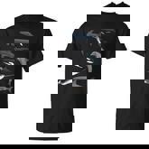 Orca Whale Great White Shark Narwhal Dolphin Sea Creatures T-Shirt