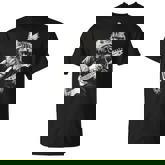 Rock Cat Playing Guitar Guitar Cat Guitarist T-Shirt