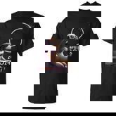 Sloth Watching Eclipse Total Solar Eclipse 2024-04-08 T-Shirt