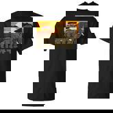 Sunset Elephant Family Africa Animal Safari Elephant T-Shirt