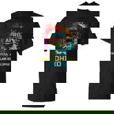 Total Solar Eclipse Ohio 2024 Colorful Eclipse 040824 T-Shirt