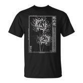 White Spider Lily In Japanese Grunge Anime Floral Aesthetic T-Shirt