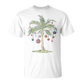 Christmas In July Aloha Tropical Xmas Holiday Beach Hawaiian T-Shirt