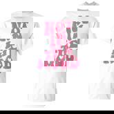 Not In The Mood Aesthetic Words On Back Trendy T-Shirt