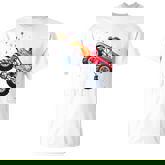 Youth 5 Year Old Monster Truck Car 5Th Birthday Boy T-Shirt