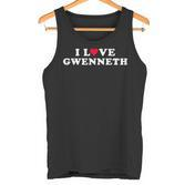 Ich Liebe Gwenneth Passender Freund Gwenneth Name Tank Top