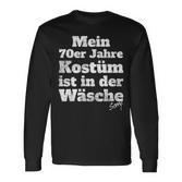 70S Costume Is In Der Wäsche Retro Outfit Seven S Langarmshirts