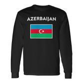 Azerbaijan Flag Azerbaijan S Langarmshirts