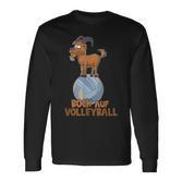 Bock On Volleyball Beach Volleyball Team Trainer Volleyball Langarmshirts
