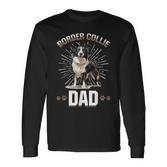 Border Collie Hund – Border Collie Dad Langarmshirts