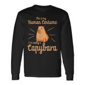 Capybara Haustierkostüm Für Capybara-Liebhaber Langarmshirts